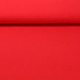 Baumwoll Musselin "Olivia" Rot