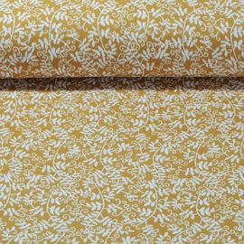 Baumwoll Musselin Ranken Curry