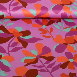 Baumwollsatin von Nerida Hansen Cloverdale Lavendel