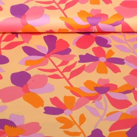 Baumwollsatin von Nerida Hansen Cloverdale Pfirsich