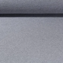 Baumwoll-Stricksweat  Betongrau