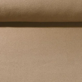 Baumwoll-Stricksweat Kamel