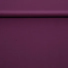 Baumwoll-Viskose "Pepper" Uni Aubergine
