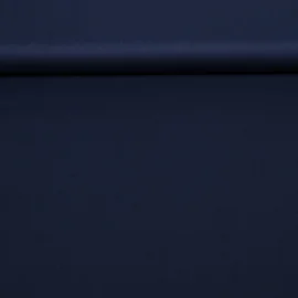 Baumwoll-Viskose "Pepper" Uni Marineblau