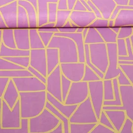 Baumwollvoile "Town" Lavendel von Nerida Hansen