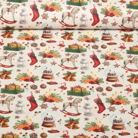 Baumwoll-Webware Weihnachtsgeschenke Weiß
