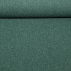 Baumwollcanvas "Annie" Flaschengrün Melange