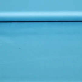 Baumwolle Satin  "Ida" Uni Eisblau