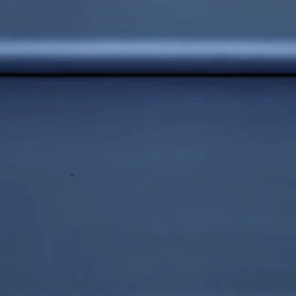 Baumwolle Satin  "Ida" Uni Mitternachtsblau