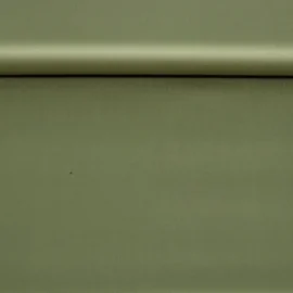 Baumwolle Satin  "Ida" Uni Moosgrün