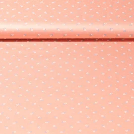 Baumwolle Trachtenstoff Blümchen Lachs