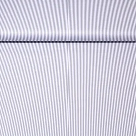 Baumwolle Webware "Susie" Streifen Grau