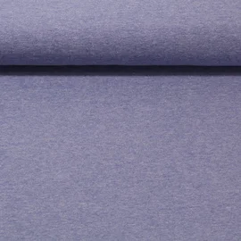 Baumwolljersey "Adriana" Blau Melange