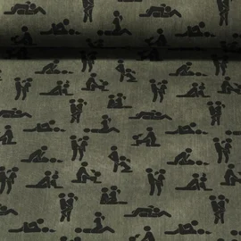 Baumwolljersey Kamasutra Army
