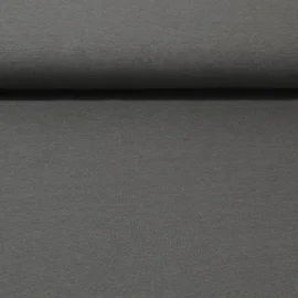 Baumwolljersey "Lana" Graublau Schwarz Melange