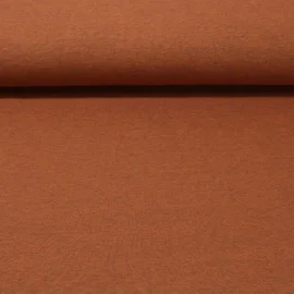 Baumwolljersey "Lana" Hellbraun Schwarz Melange