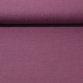 Baumwolljersey "Lana" Lila Schwarz Melange