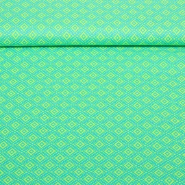 Baumwollvoile "Dalia" Ornamete Grün