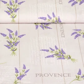 Beschichtete Baumwolle Lavendel Grau