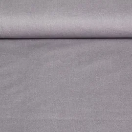 Beschichtete Baumwolle Leinenoptik Grau