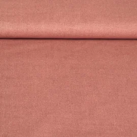 Beschichtete Baumwolle Leinenoptik Terracotta