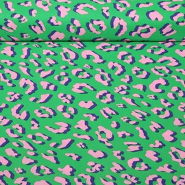 Beschichtete Baumwolle Leo Grün