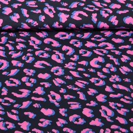 Beschichtete Baumwolle Leo Navy