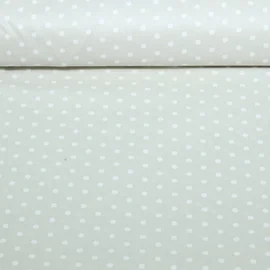 Beschichtete Baumwolle Punkte Natur