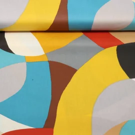 Beschichtete Baumwolle Retro Vintage Multicolor