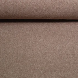 Bio Baumwoll Fleece "Tabea" Uni Braun