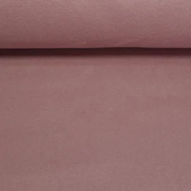 Bio-Baumwollfleece Heiko - Doubleface Uni Beere