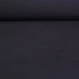 Bio-Baumwollfleece Heiko - Doubleface Uni Navy