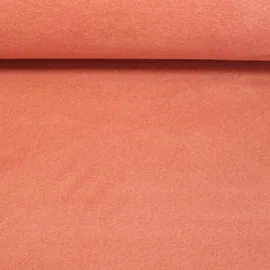 Bio-Baumwollfleece Heiko - Doubleface Uni Terracotta