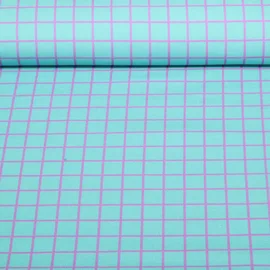 Bio Canvas "Beetles & Bugs" Grids Türkis