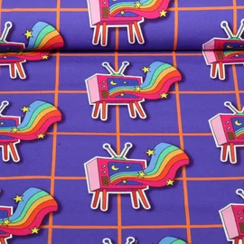 Bio Canvas "Choose your Vibe" The Happy Channel Lila