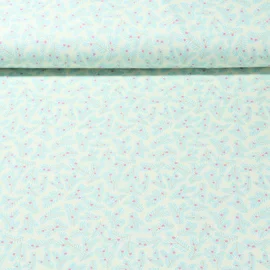 Bio-Canvas Hamburger Liebe "Christmas Twigs" Ecru