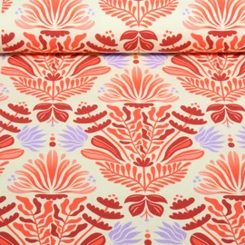Bio Canvas "Southern Ease" Sunlit Botanica Beige Rot