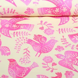 Bio Canvas "Southern Ease" Wild Chorus Beige Pink