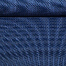 Bio Jacquard Jersey - Beetles & Bugs Jacquard Mini Bow Knit Blau