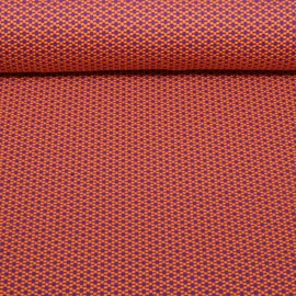 Bio Jacquard Jersey "Choose your Vibe" Moody Knit Lila