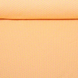 Bio Jacquard Jersey "Choose your Vibe" Moody Knit Orange