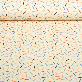 Bio Jersey "Gleam" Glimmerbits Ecru