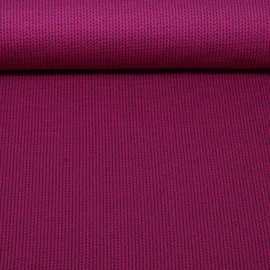 Bio Jersey Jacquard Knit Knit Beere