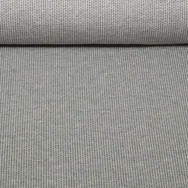 Bio Jersey Jacquard Knit Knit Grau