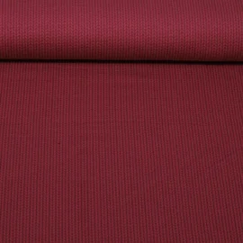Bio Jersey Jacquard Knit Knit Weinrot