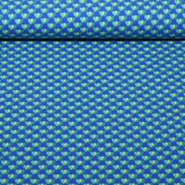 Bio Jersey "Queen Of Hearts" Heart Parade Blau