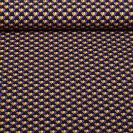 Bio Jersey "Queen Of Hearts" Heart Parade Schwarz