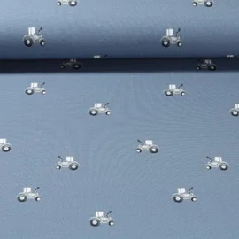 Bio Jersey Traktoren Blau