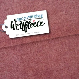 Bio Merino Wollfleece Rosenholz Melange 