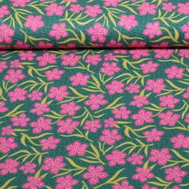 Bio Musselin Glatt "Southern Ease" Bloom Drift Grün